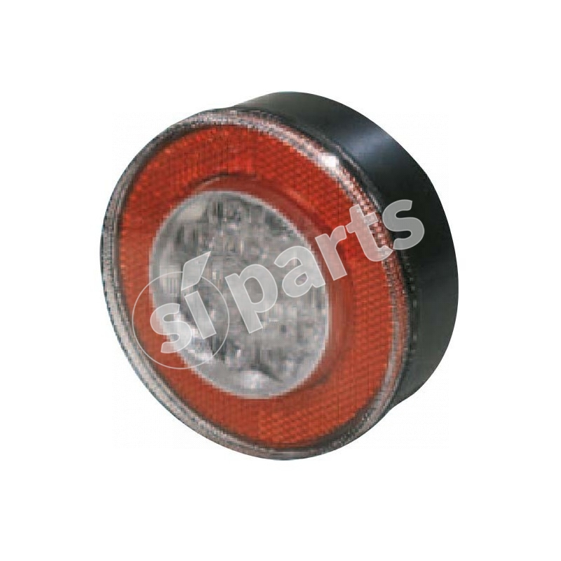 FAN POST LED-STROBO AMBRA+CATA ROS