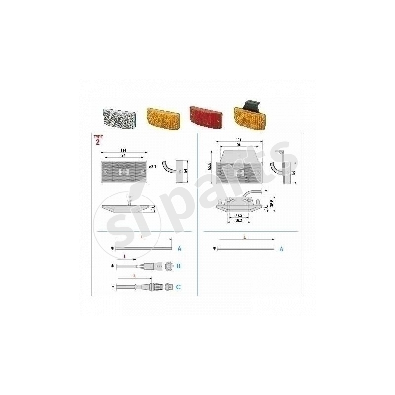 MARKER LAMPS