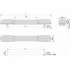 BARRA LED 4 MODULI BLU L. 1550
