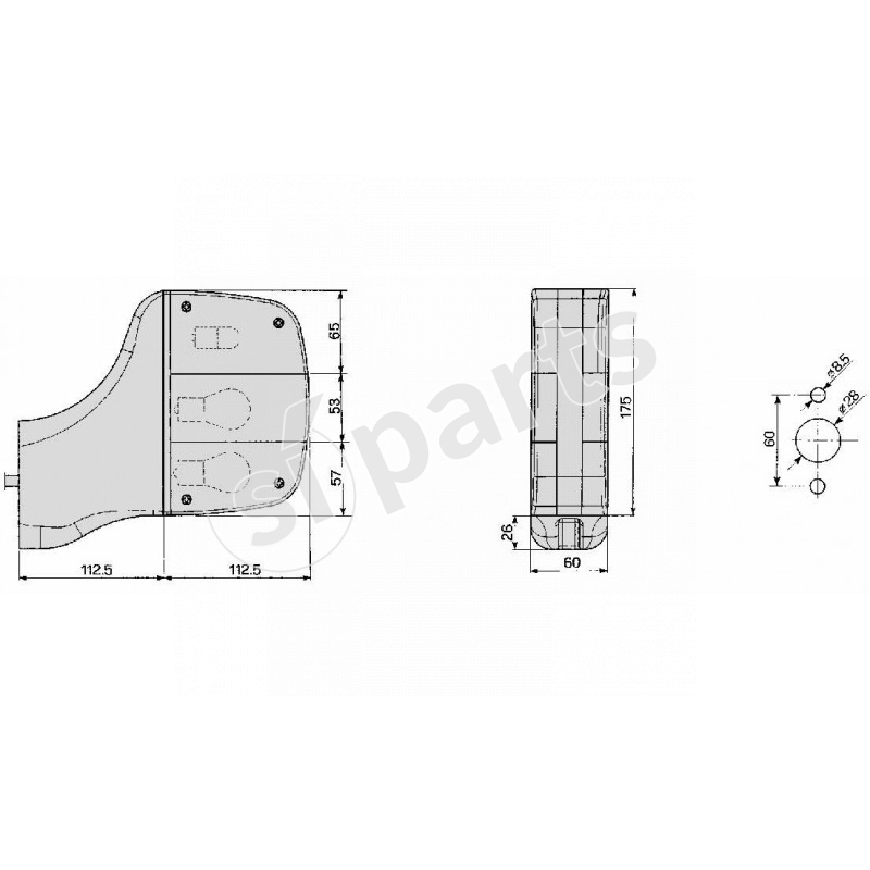 FAN LAT DX ECE II 12V