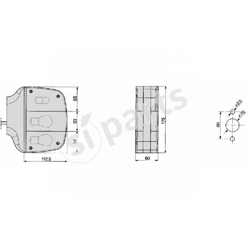 DOUBLE FACE LIGHT 12V