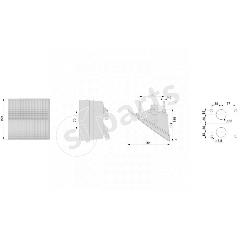 FANALE POST DX -  IR.24V.