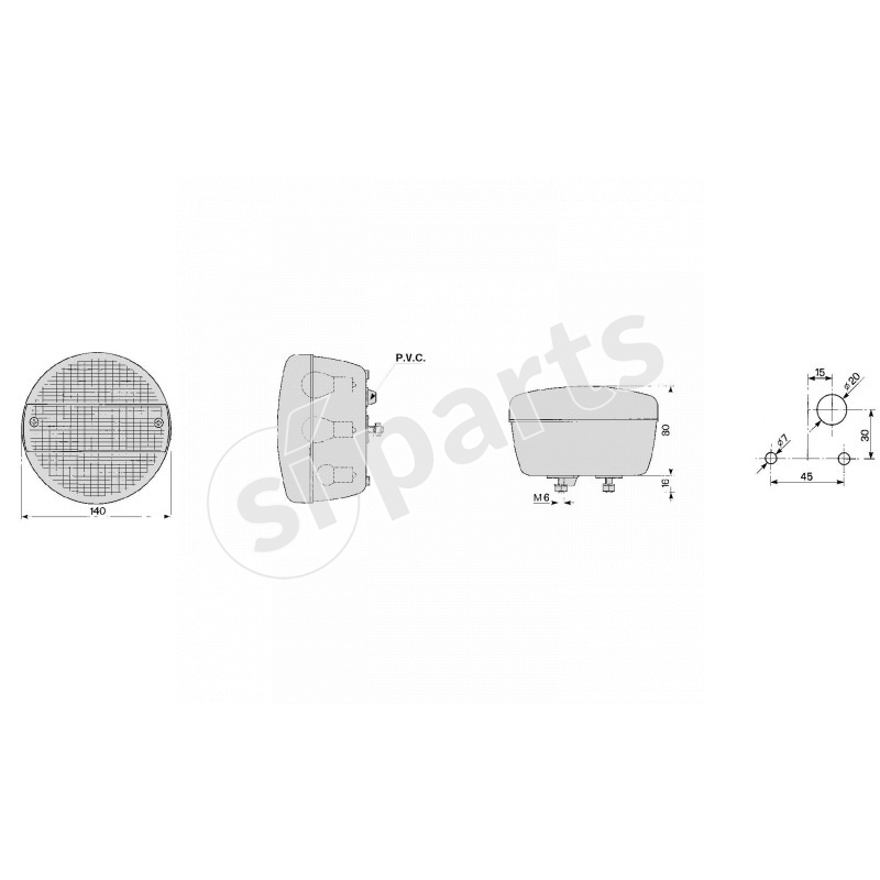 FANALE POSTERIORE DX II.24V