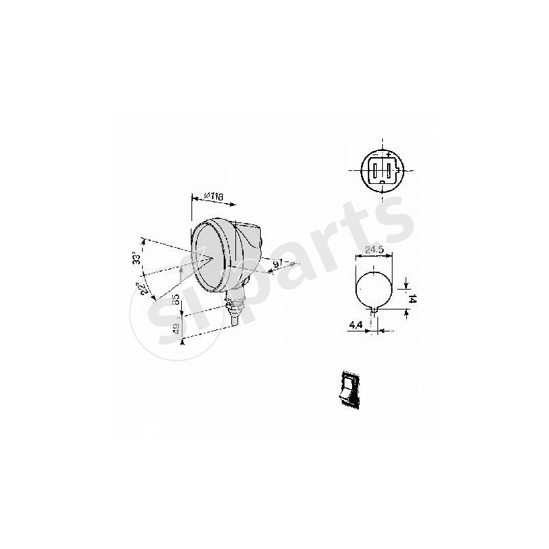 PROIETTORE IR.GH.PL.