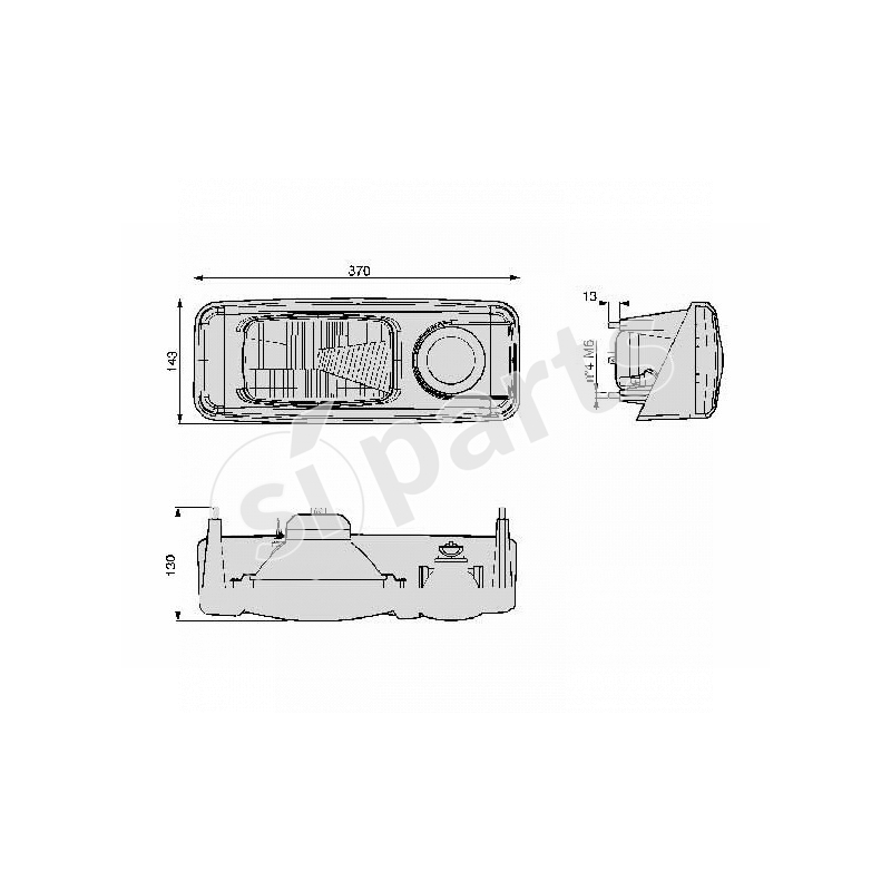 GRUPPO ANTERIORE STRADALE SX 24V IR