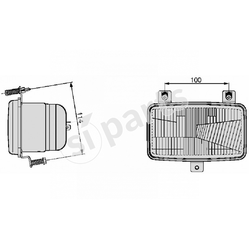 PROIETTORE ASIM.DX CIRC.DX IR.12V