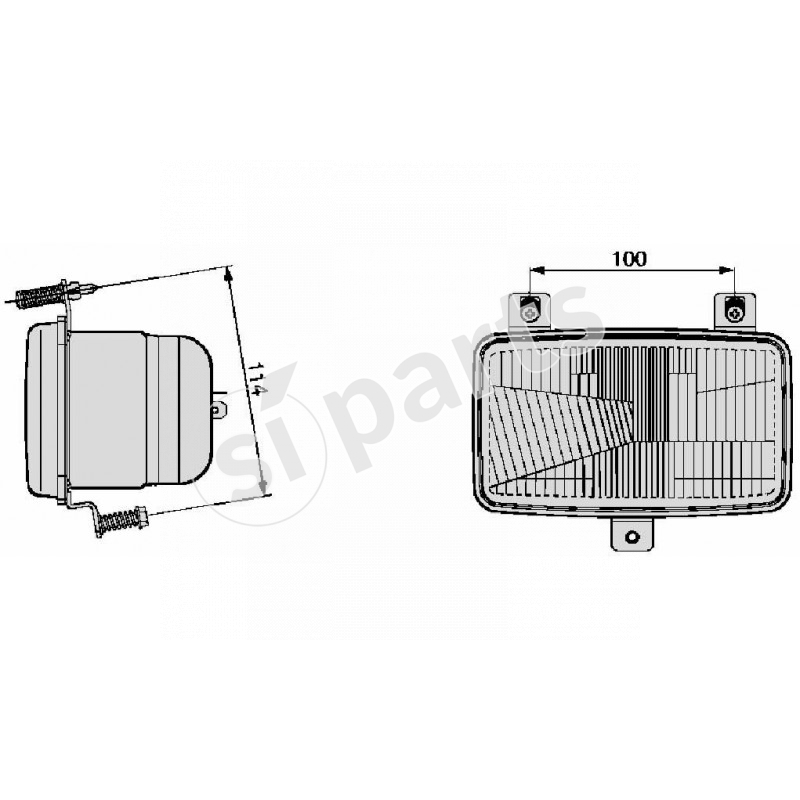 PROIETTORE ASIM. DX CIRC SX IR.12V