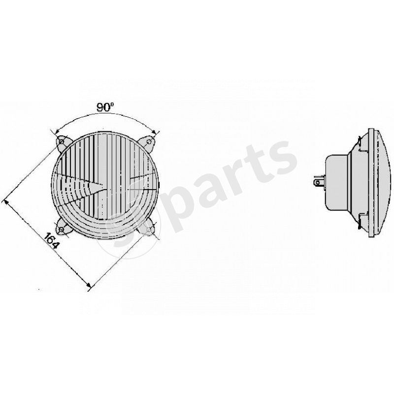 PROIETTORE ANTERIORE SX IR