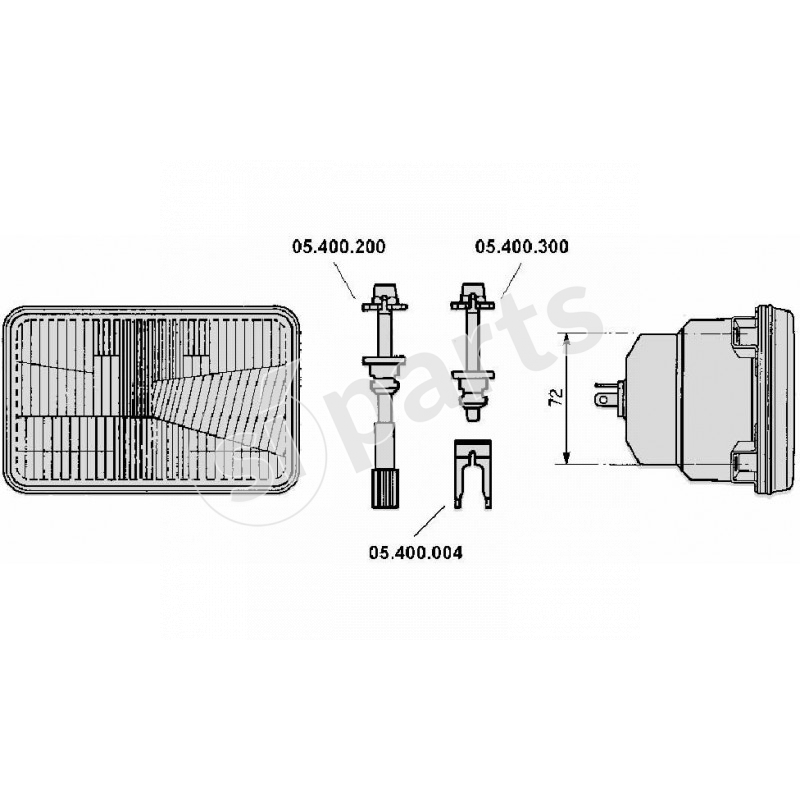 HEADLAMP 12V