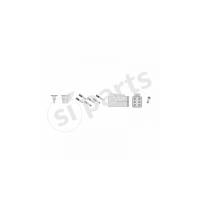 KIT DI CONNESSIONE MASCHIO TIPO DEUTSCH 6 VIE