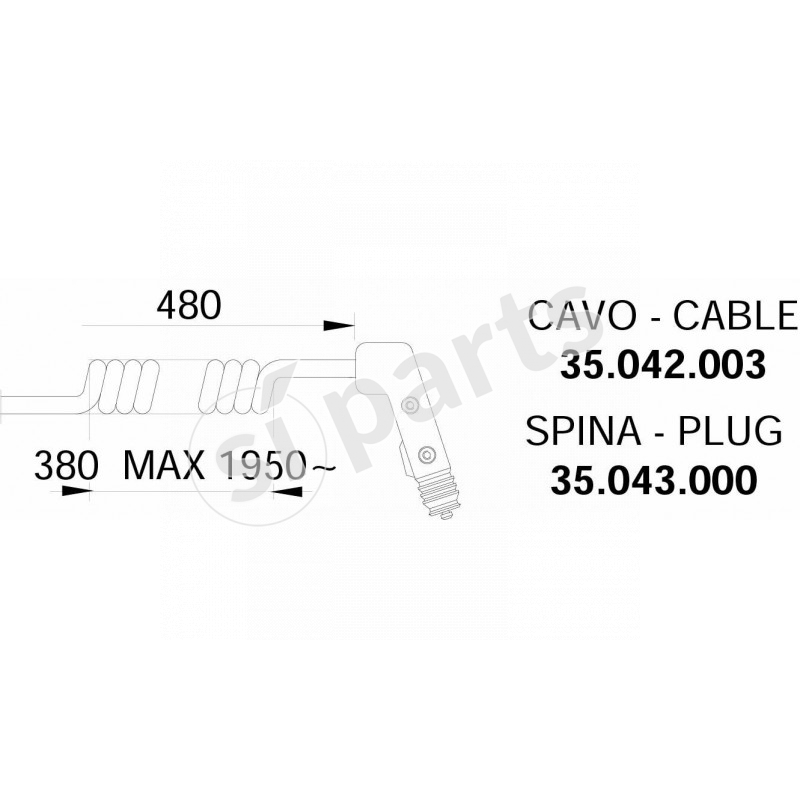 FANALE ROTANTE BASE MAGNETICA BLU