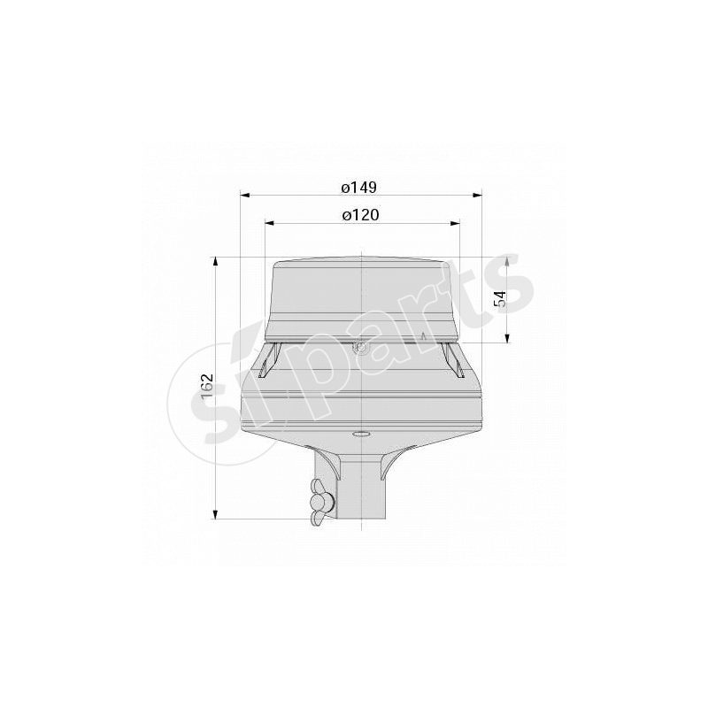 LAMPEGGIANTE LED BLU