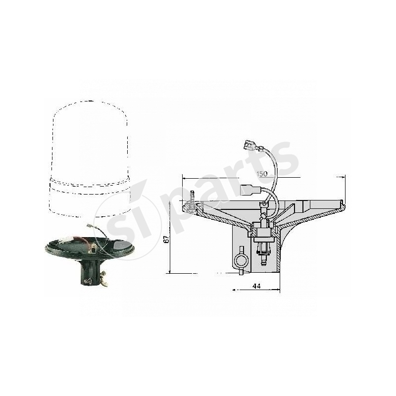 KIT DI FISSAGGIO PER INNESTO TUBOLARE