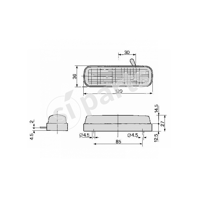 PLAFONIERA IR.GH.PL.