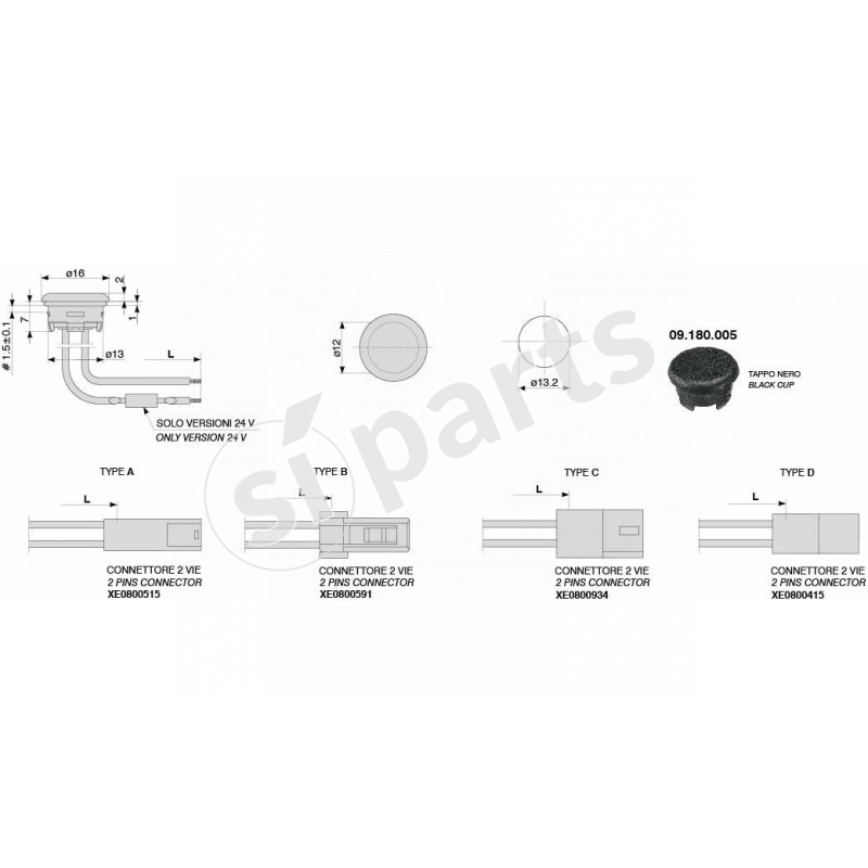 GREEN OPTICAL INDICATOR