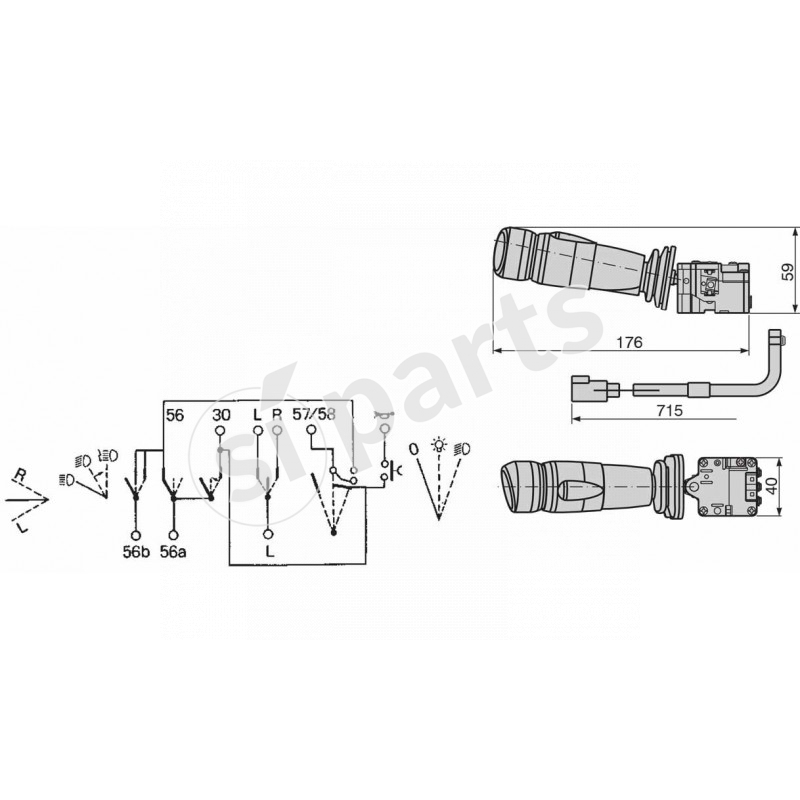 STEERING COLUMN SWITCH