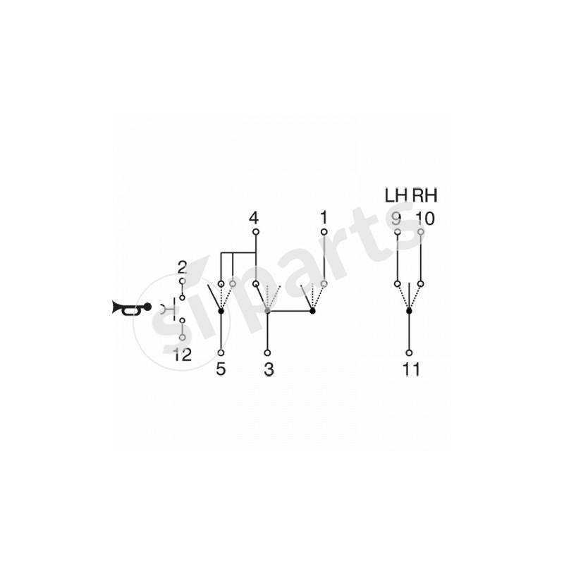 01.0758.0500.01 STEERING COLUMN SWITCH