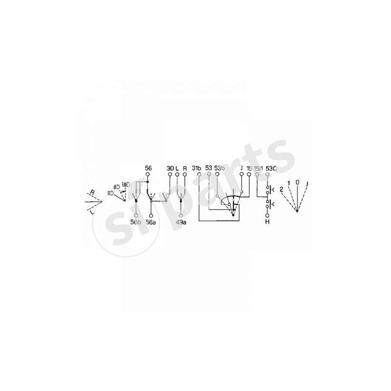 RETARDER STEERING COLUMN SWITCH