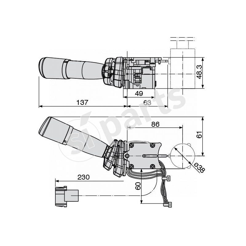 STEERING COLUMN SWITCH