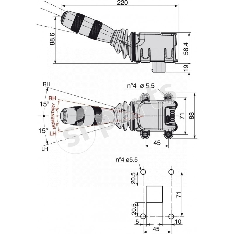 STEERING COLUMN SWITCH