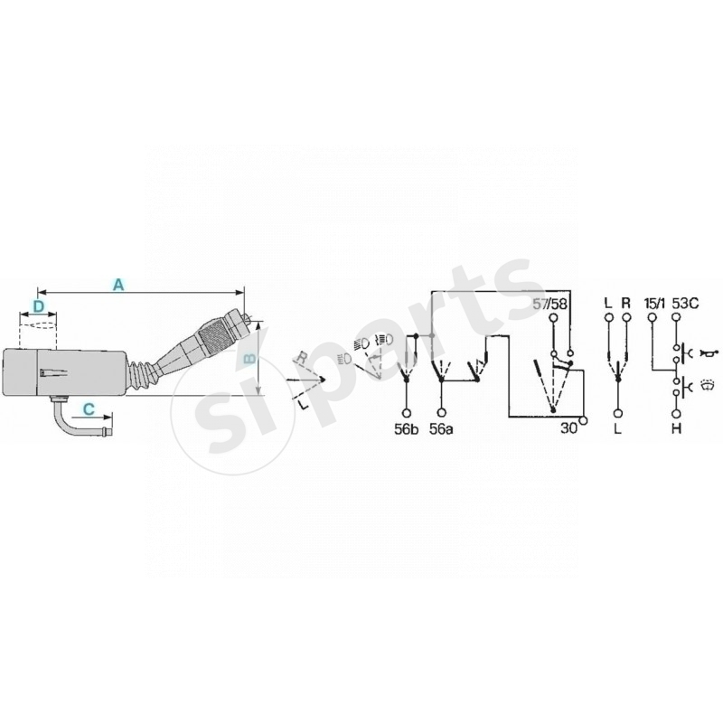 STEERING COLUMN SWITCH