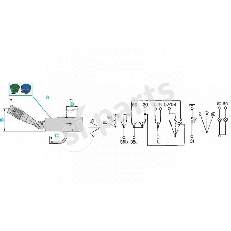 STEERING COLUMN SWITCH