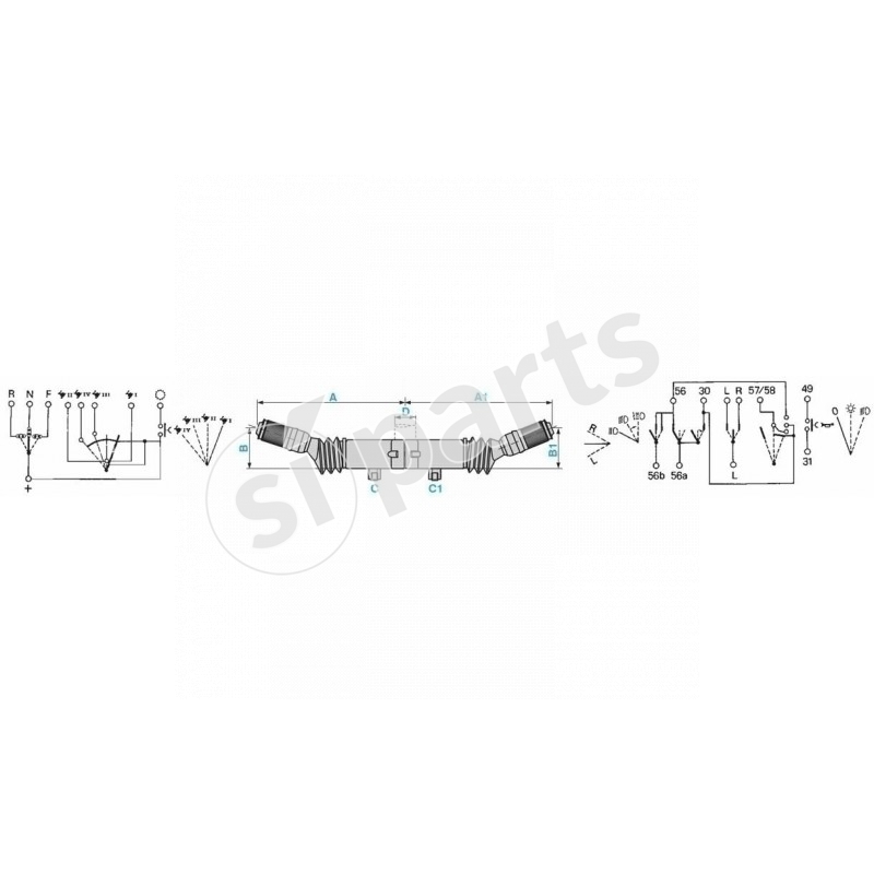 2000 SERIES STEERING COLUMN SWITCH