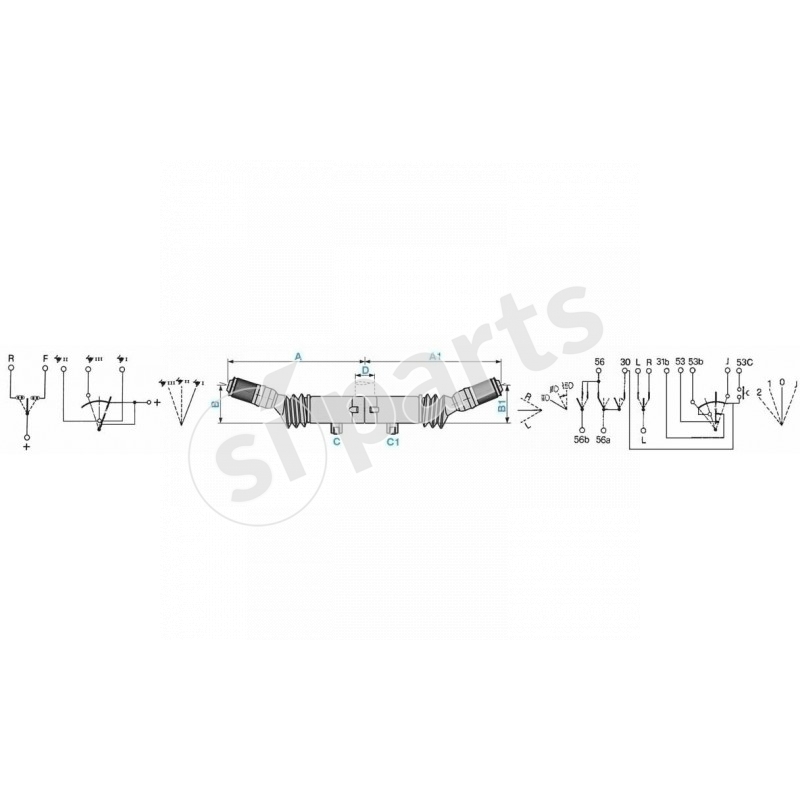 2000 SERIES STEERING COLUMN SWITCH