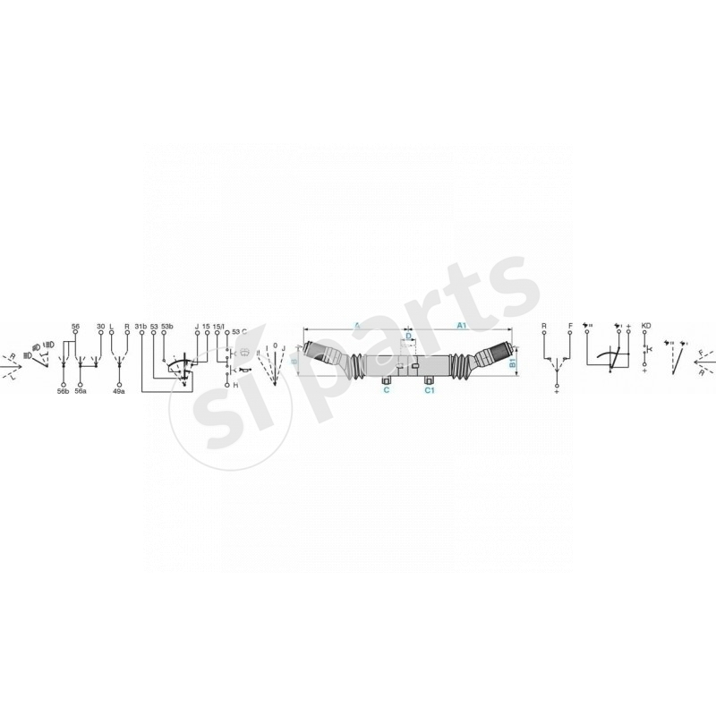 2000 SERIES STEERING COLUMN SWITCH