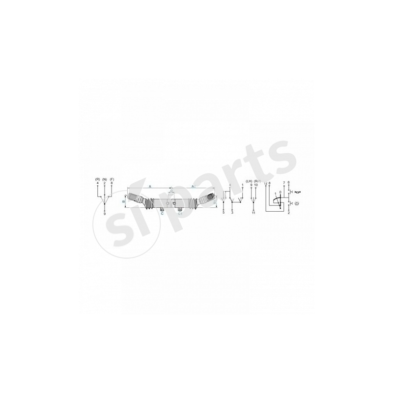 2000 SERIES STEERING COLUMN SWITCH