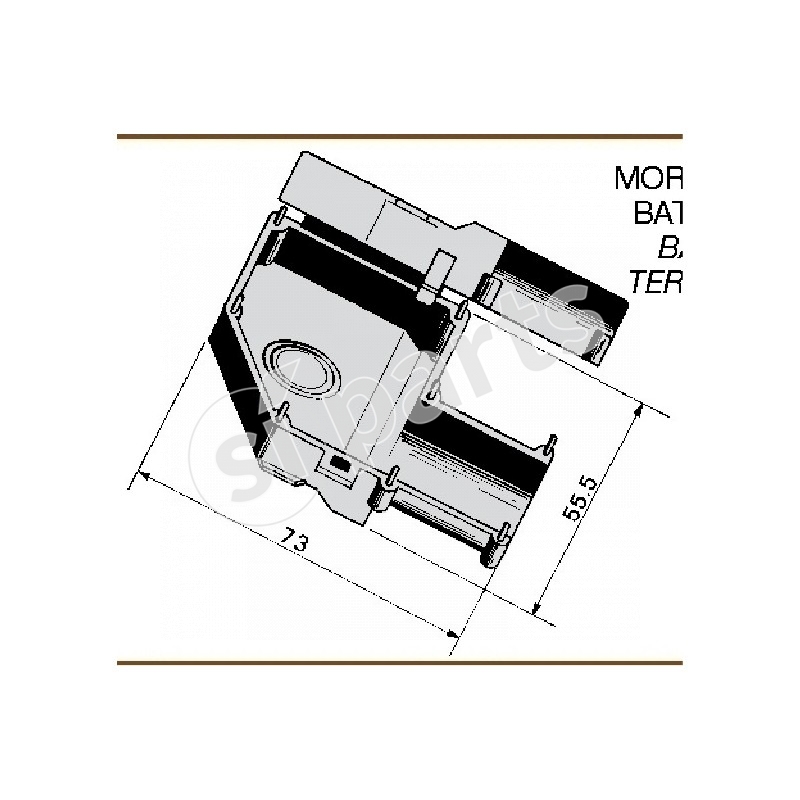 PROTEZ.MORS.BATT.ROSSO IR.