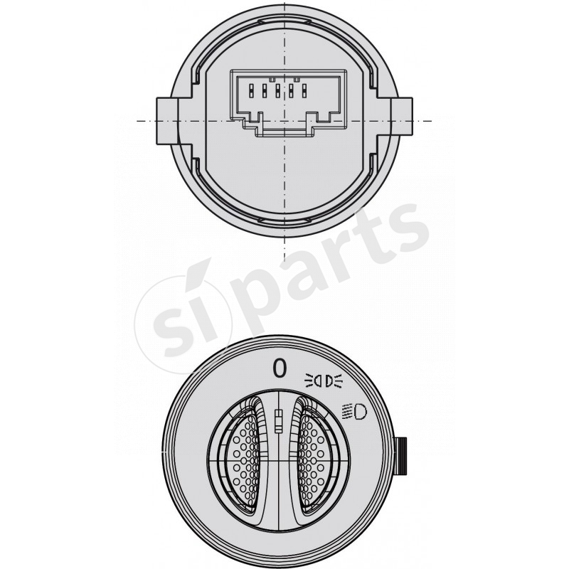 COMMUTATORE ROTATIVO 12V IR.