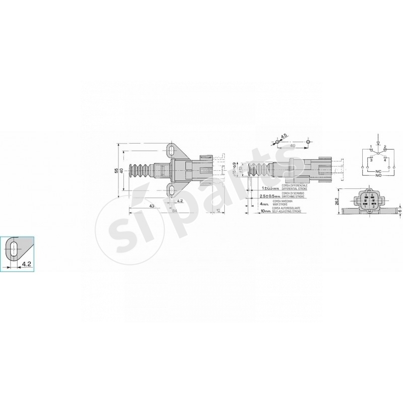 SELF-ADJUSTING SNAP-ACTION SWITCH