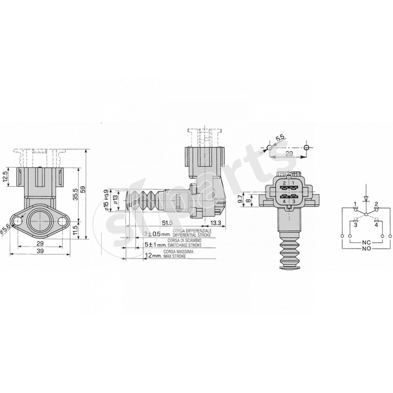 SELF-ADJUSTING SNAP-ACTION SWITCH