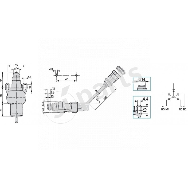 DEVIATORE PER INDICATORI D'ARRESTO