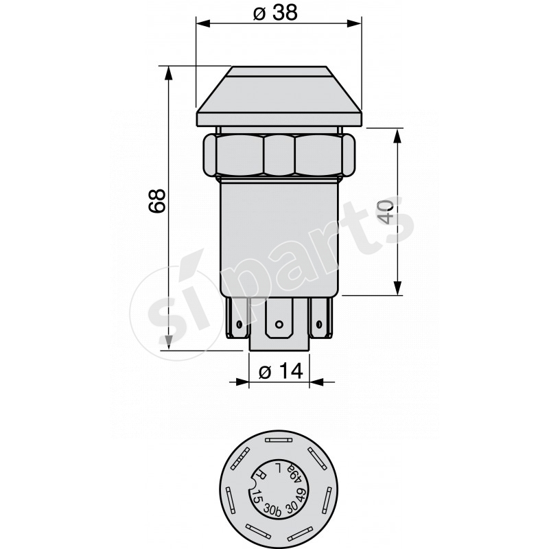BEACON BUTTON SWITCH