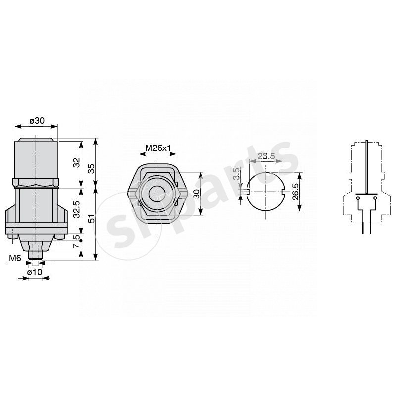 ACTIVATION FORCE PUSH BUTTON SWITCH