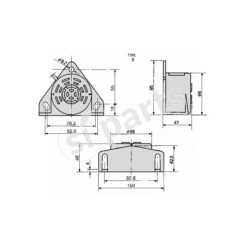 AVVISATORE ACU.INTERMIT. IR GH.PL.