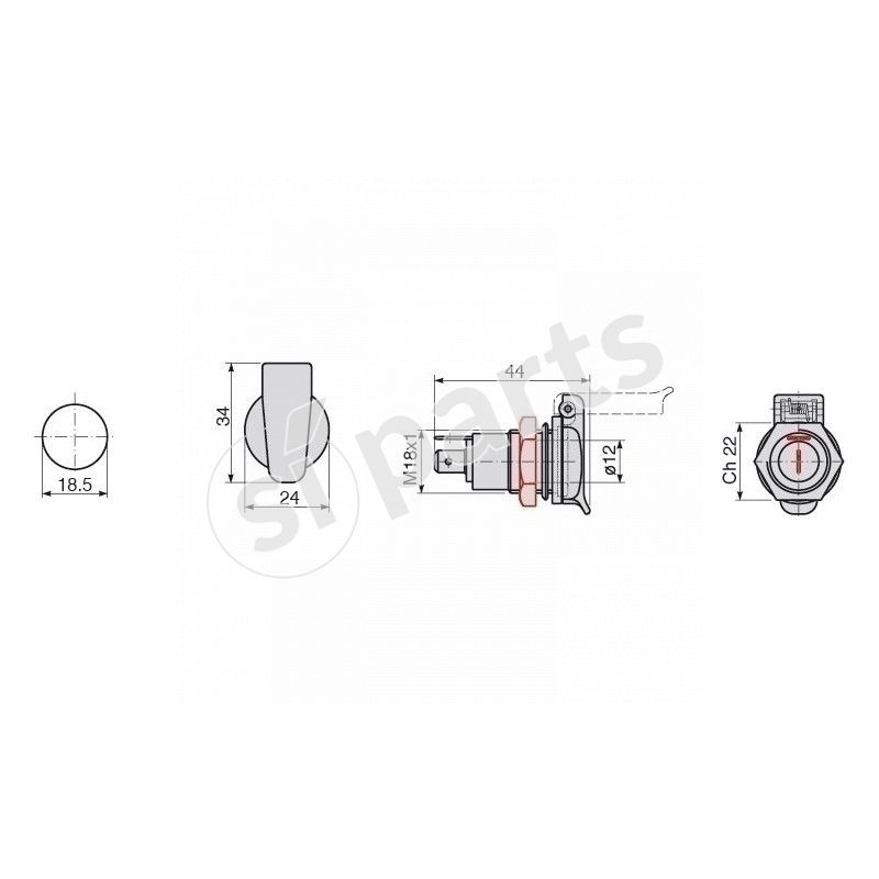 PRESA UNIPOLARE/BIPOLARE IR.
