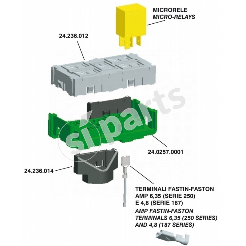 KIT COMPONIB. PORTA MINIRELE'IR
