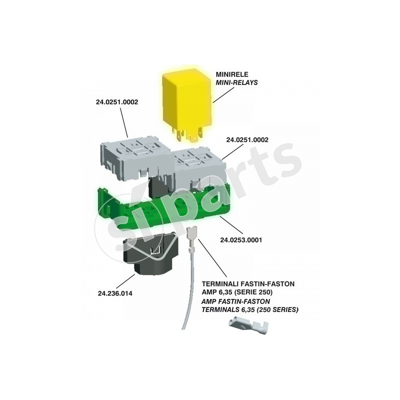 KIT COMPONIB. PORTA MINIRELE'IR