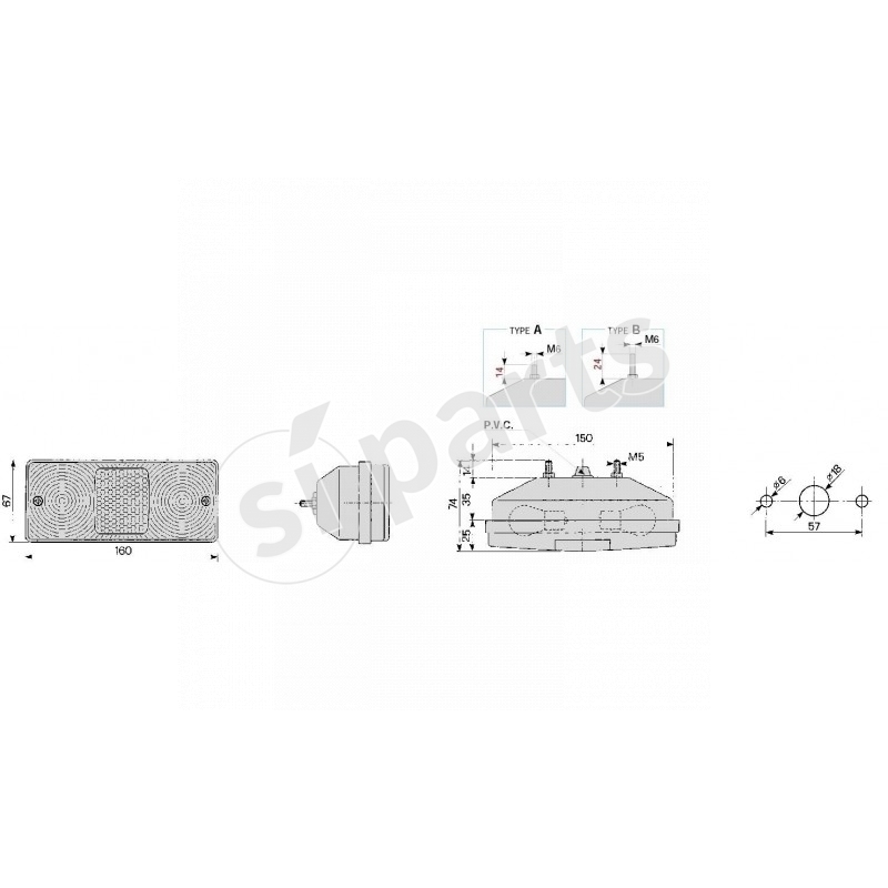 FANALE POSTERIORE IR