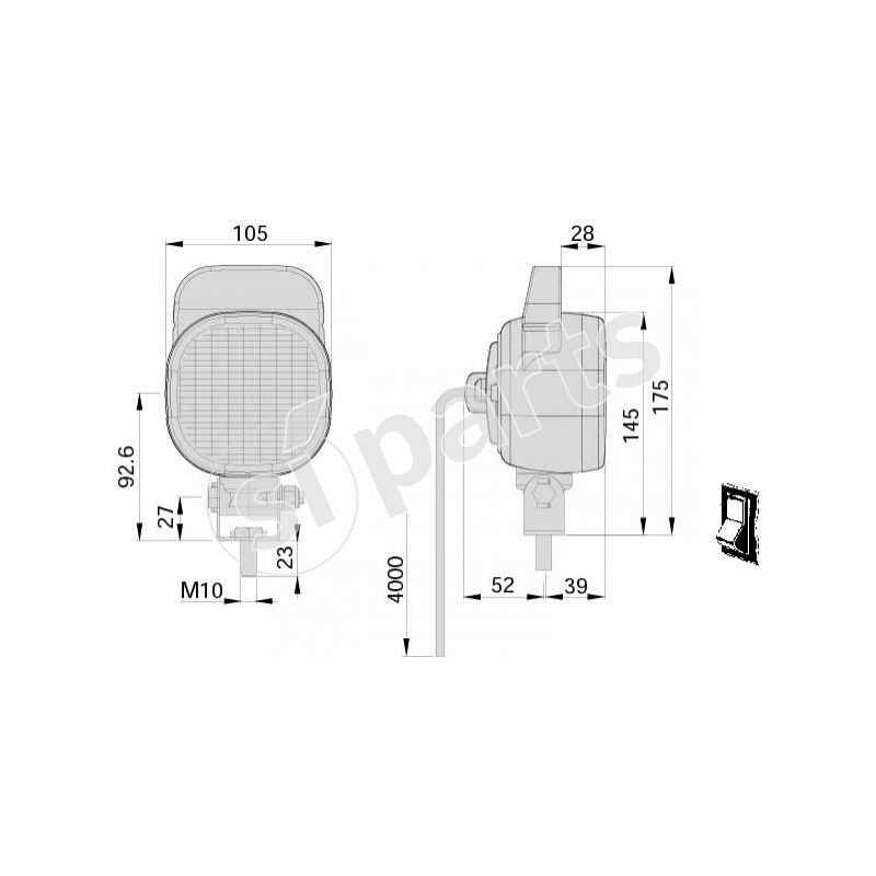 PROIETTORE IR.GH.PL.