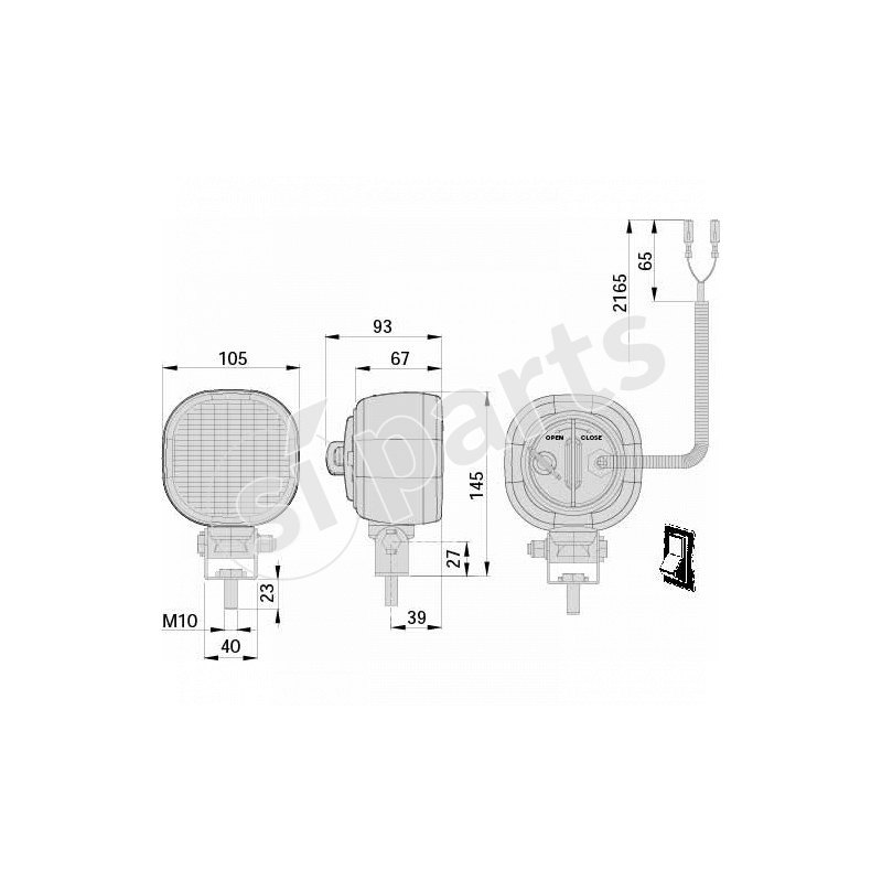 PROIETTORE IR.GH.PL.