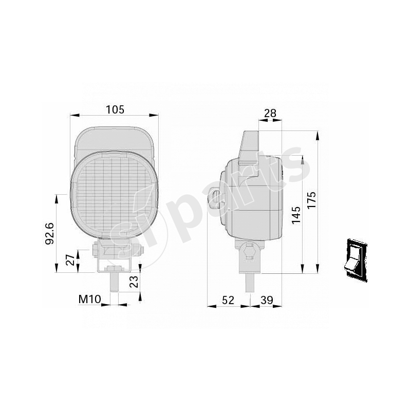 PROIETTORE IR.GH.PL.