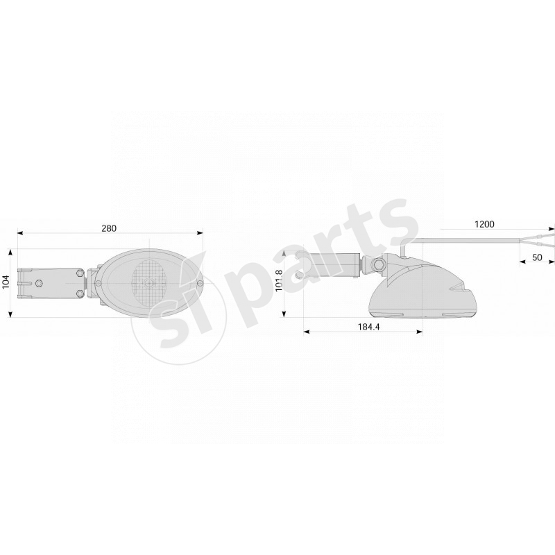 PROIETTORE DA LAV FLOOD FIX L.DX12V