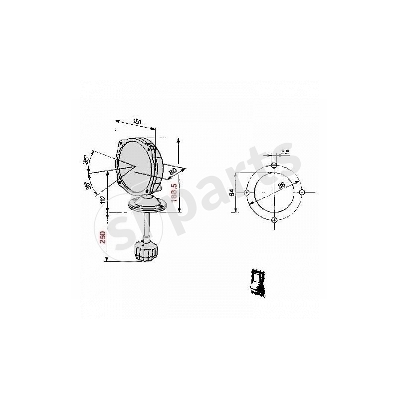 PROIETTORE IR.GH.PL.