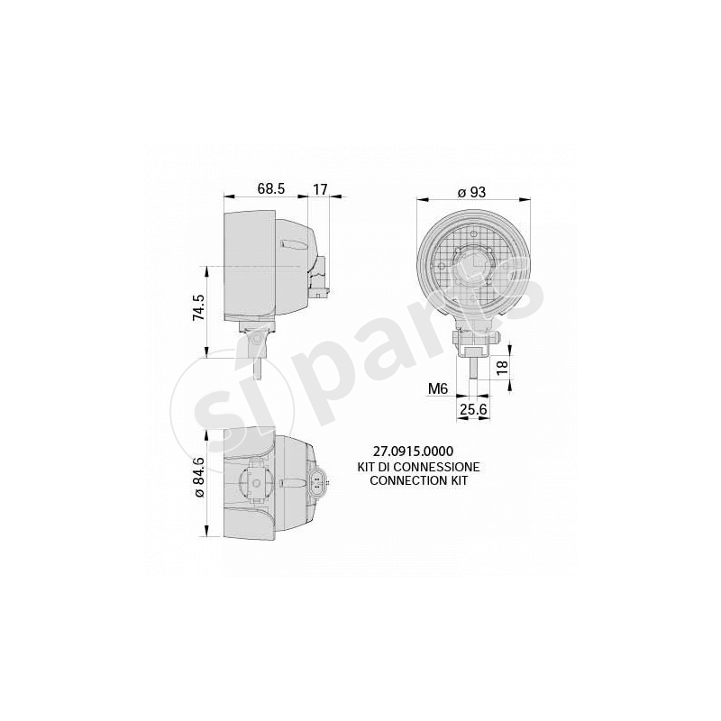 Ø 80 MM. RANGE WORKLAMPS
