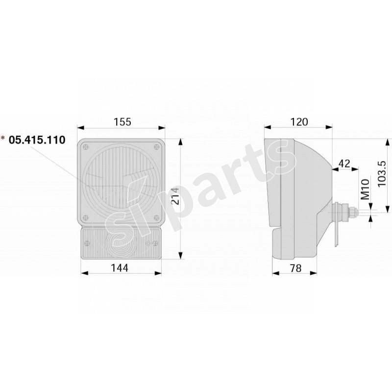GRUPPO PROIET.H4 C.DX IR