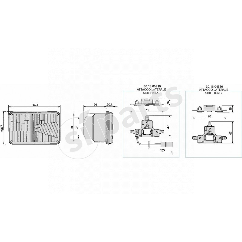 HEADLAMP SPARE PART PACKAGING.GH.PL.
